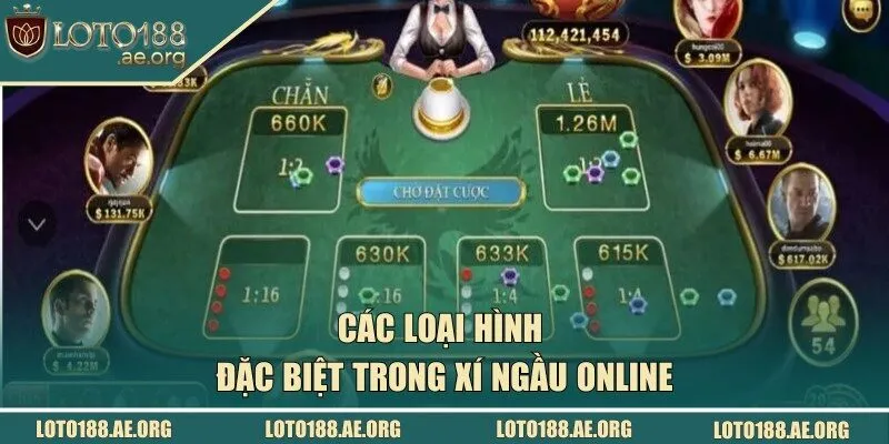 Các loại hình đặc biệt trong xí ngầu online